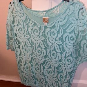 JM collection lace blouse!